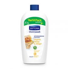 Zdjęcie produktu - Septona Mydło w płynie organiczny mi&oacute;d i imbir, 750 ml