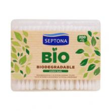 Zdjęcie produktu - SEPTONA Biodegradowalne patyczki higieniczne, 200szt.