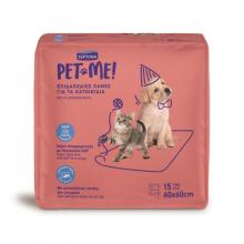 Zdjęcie produktu - SEPTONA Pet Me! Super chłonna mata dla zwierząt 60x60cm, 15 szt.