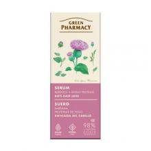 Zdjęcie produktu - GREEN PHARMACY Serum przeciw wypadaniu włos&oacute;w Łopian i Proteiny pszenicy, 100ml