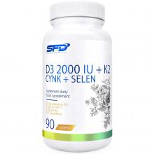 Zdjęcie produktu - SFD D3 2000+K2+Cynk+Selen, 90 tab.
