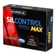 Zdjęcie produktu - Silcontrol Max 50 mg, 4 tabletki powlekane