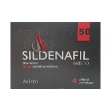 Zdjęcie produktu - Sildenafil Aristo 50 mg, 4 tabletki powlekane