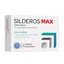 Zdjęcie produktu - Silderos Max 50 mg, 4 tabletki powlekane