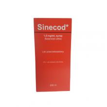 Zdjęcie produktu - Sinecod 1,5 mg/ml Syrop przeciwkaszlowy, 200ml