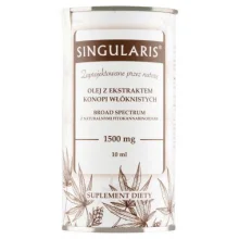 Zdjęcie produktu - Singularis Broad Spectrum Olej z ekstraktem konopi wł&oacute;knistych z naturalnymi fitokannabinoidami 1500mg, 10 ml