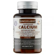 Zdjęcie produktu - SINGULARIS Calcium Naturalny wapń, 60 kaps.