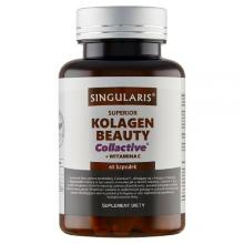 Zdjęcie produktu - Singularis Kolagen Beauty Collactive + Witamina C, 60 kaps. KR&Oacute;TKA DATA 31.10.2026