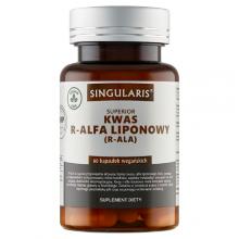 Zdjęcie produktu - Singularis Superior Kwas R-ALFA LIPONOWY (R-ALA), 60 kaps.