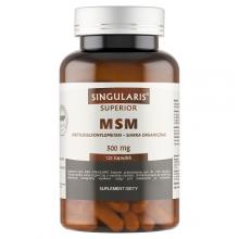 Zdjęcie produktu - SINGULARIS MSM Superior 500mg, 120 kapsułek