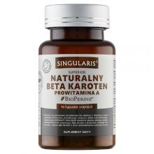Zdjęcie produktu - Singularis Naturalny Beta karoten prowitamina A, 90 kaps.