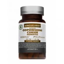 Zdjęcie produktu -  SINGULARIS Odpowiedni cukier Berberyna, 30 kapsułek