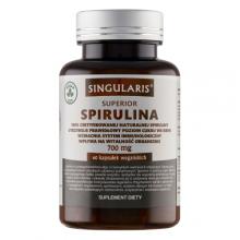 Zdjęcie produktu - SINGULARIS Spirulina Superior, 60 kapsułek