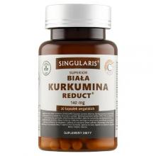 Zdjęcie produktu - SINGULARIS Superior Biała kurkumina Reduct, 30kaps. KR&Oacute;TKA DATA 31.08.2026