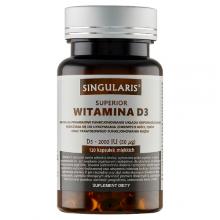 Zdjęcie produktu - SINGULARIS Superior Witamina D3 - 120kaps