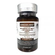 Zdjęcie produktu - SINGULARIS Superior Witamina K2 MK-7 + Witamina D3 Forte, 120 kaps.