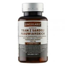 Zdjęcie produktu - SINGULARIS Tran z sardeli peruwiańskich, 60 kapsułek