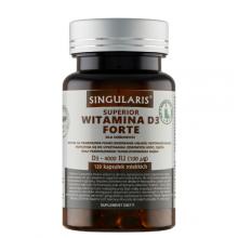 Zdjęcie produktu - SINGULARIS Witamina D3 Forte 4000IU, 120 kapsułek