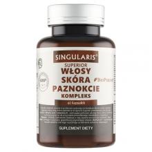 Zdjęcie produktu - SINGULARIS Włosy, sk&oacute;ra, paznokcie, 60 kapsułek