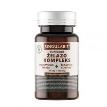 Zdjęcie produktu - SINGULARIS Superior Żelazo kompleks 25 mg + 300 mg, 30kaps.