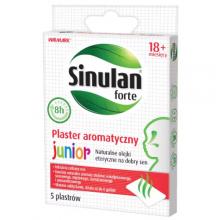 Zdjęcie produktu - Sinulan forte plaster aromatyczny od 18 miesiąca życia,  5 szt.