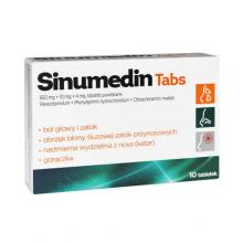 Zdjęcie produktu - Sinumedin Tabs&nbsp;650 mg + 10 mg + 4 mg, 10 tabletek powlekanych