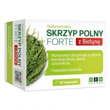 Zdjęcie produktu - Skrzyp Polny Forte z biotyną, 40 kaps.