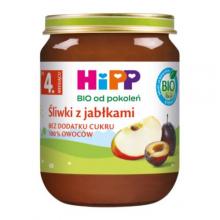 Zdjęcie produktu - HiPP BIO Śliwki z jabłkami po 4. miesiącu, 125 g