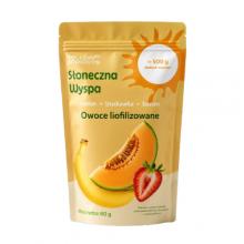 Zdjęcie produktu - Słoneczna Wyspa Owoce liofilizowane melon, truskawka, banan, 60 g