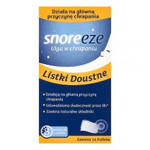 Zdjęcie produktu - Snoreeze Listki do gardła - 14 sztuk