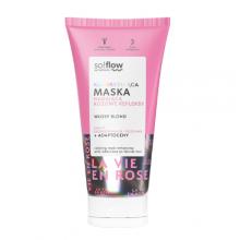 Zdjęcie produktu - so!flow by Vis Plantis Koloryzująca maska nadająca r&oacute;żowe refleksy do włos&oacute;w blond, 200ml