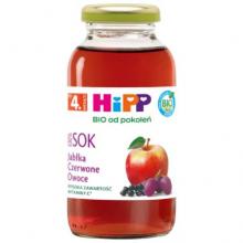 Zdjęcie produktu - HiPP Sok Jabłka Czerwone Owoce Bio, 200 ml