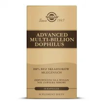 Zdjęcie produktu - Solgar Advanced Multi-Billion Dophilus, 60 kaps. KR&Oacute;TKA DATA 31.12.2026