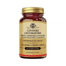 Zdjęcie produktu - Solgar Czynniki Lipotropowe, 50 tabl.