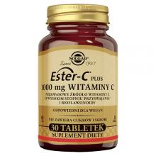 Zdjęcie produktu - SOLGAR Ester C-Plus Witamina C 1000 mg, 30 kaps.