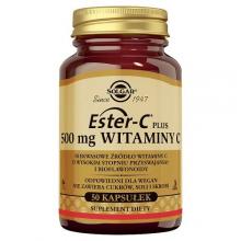 Zdjęcie produktu - SOLGAR Ester C-Plus Witamina C 500 mg, 50 kaps. KR&Oacute;TKA DATA 31.08.2026