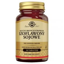 Zdjęcie produktu - SOLGAR Izoflawony sojowe, 30 tabl. - suplement diety dla kobiet w okresie menopauzy