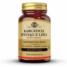 Zdjęcie produktu - SOLGAR Karczoch wyciąg z liści, 60 kaps.