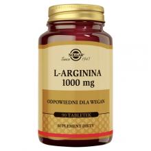 Zdjęcie produktu - SOLGAR L-arginina 1000 mg w wolnej postaci - 90 tabletek