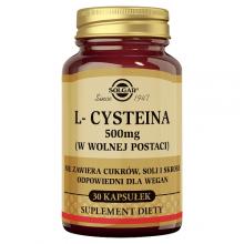 Zdjęcie produktu - SOLGAR L-cysteina 500 mg - 30 kapsułek