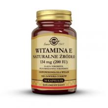 Zdjęcie produktu - Solgar Naturalna Witamina E, 50 kaps.