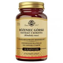 Zdjęcie produktu - SOLGAR Rhodiola R&oacute;żeniec G&oacute;rski ekstrakt z korzenia, 60 kaps.