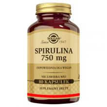 Zdjęcie produktu - Solgar Spirulina 750 mg, 80 kaps.