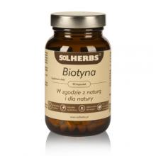 Zdjęcie produktu - SOLHERBS Biotyna, 90kaps.