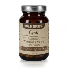 Zdjęcie produktu - SOLHERBS Cynk,60 kapsułek	