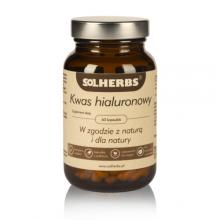 Zdjęcie produktu - SOLHERBS Kwas hialuronowy, 60kaps.