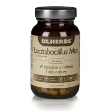 Zdjęcie produktu - SOLHERBS Lactobacillus Max, 60kaps. KR&Oacute;TKA DATA 30.11.2026
