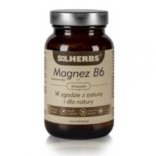 Zdjęcie produktu - SOLHERBS Magnez B6, 60kaps.