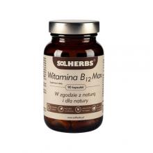Zdjęcie produktu - SOLHERBS Witamina B12 Max, 90 kapsułek