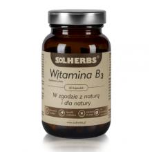 Zdjęcie produktu - SOLHERBS Witamina B3, 60kaps.